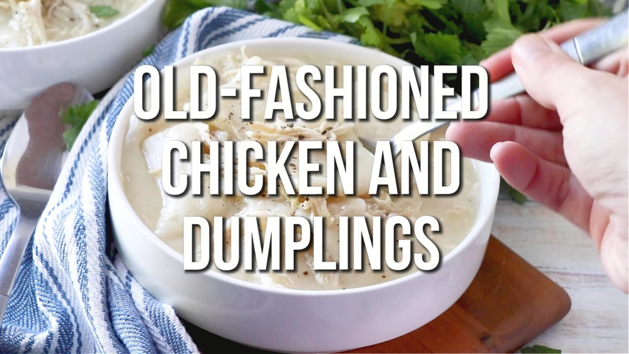 How to make: OLD-FASHIONED CHICKEN AND DUMPLINGS