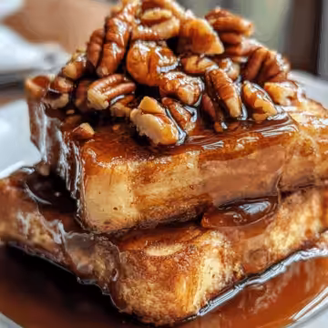 Caramel Pecan Slow Cooker French Toast taken with iphone 15 pro max --iw 2 --ar 4:5 --v 6.1 --raw