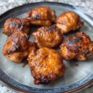 Crisp-Skinned Chicken Thighs with 1-1-1 Sauce taken with iphone 15 pro max --iw 2 --ar 4:5 --v 6.0 --raw