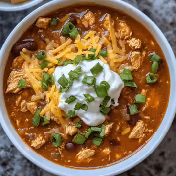 Crockpot Buffalo Chicken Chili taken with iphone 15 pro max --iw 2 --ar 4:5 --v 6.1 --raw