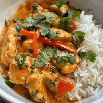 Frank's Favorite Slow-Cooker Thai Chicken taken with iphone 15 pro max --iw 2 --ar 4:5 --v 6.0 --raw