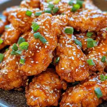 Honey Garlic Chicken Tenders taken with iphone 15 pro max --iw 2 --ar 4:5 --v 6.1 --raw