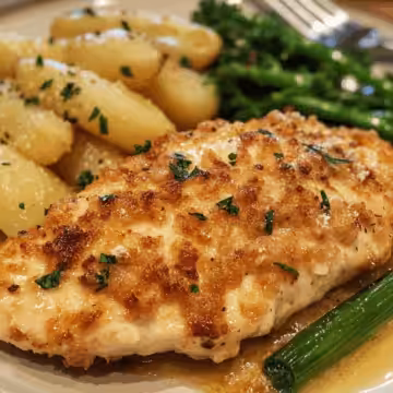Longhorn Steakhouse Parmesan Chicken taken with iphone 15 pro max --iw 2 --ar 4:5 --v 6.1 --raw