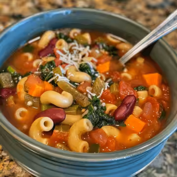 Minestrone Soup taken with iphone 15 pro max --iw 2 --ar 4:5 --v 6.0 --raw