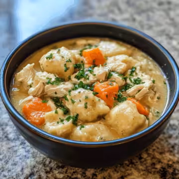 Slow Cooker Chicken and Dumplings taken with iphone 15 pro max --iw 2 --ar 4:5 --v 6.1 --raw