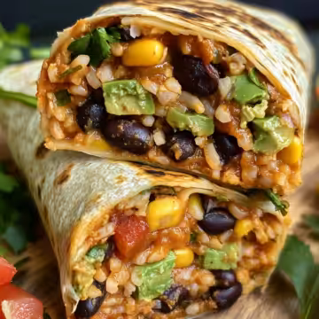 10 Minute Vegan Burrito Wraps taken with iphone 15 pro max --iw 2 --ar 4:5 --v 6.1 --raw