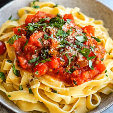 7 Classic Italian Pasta Sauces You Have To Try taken with iphone 15 pro max --iw 2 --ar 4:5 --v 6.1 --raw
