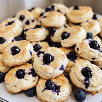 Blueberry Biscuits taken with iphone 15 pro max --iw 2 --ar 4:5 --v 6.1 --raw