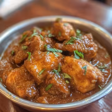 Boneless Chicken Handi taken with iphone 15 pro max --iw 2 --ar 4:5 --v 6.1 --raw