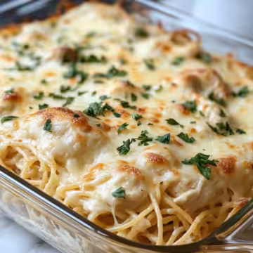 Chicken Spaghetti Bake Recipe Pdf Creamy taken with iphone 15 pro max --iw 2 --ar 4:5 --v 6.1 --raw