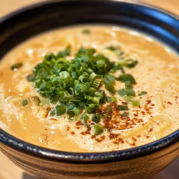 Creamy Miso Udo taken with iphone 15 pro max --iw 2 --ar 4:5 --v 6.1 --raw