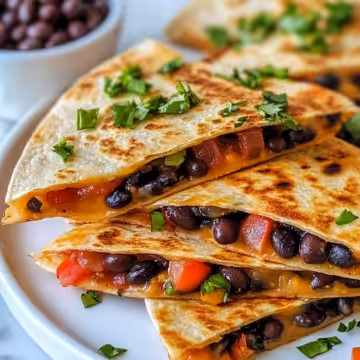 Crispy Black Bean Quesadillas Serving Suggestions Nutritional Benefits And More taken with iphone 15 pro max --iw 2 --ar 4:5 --v 6.1 --raw
