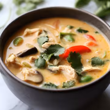 Crockpot Thai Coconut Chicken Soup An Incredible Ultimate Recipe taken with iphone 15 pro max --iw 2 --ar 4:5 --v 6.1 --raw