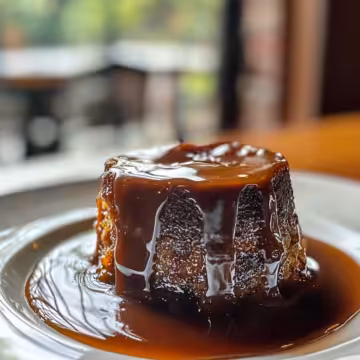 Decadent Classic Sticky Toffee Pudding Recipe Delight taken with iphone 15 pro max --iw 2 --ar 4:5 --v 6.1 --raw