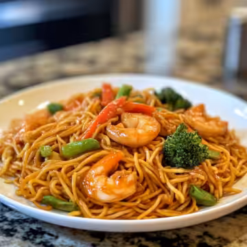 Easy 15 Minute Lo Mein Recipe taken with iphone 15 pro max --iw 2 --ar 4:5 --v 6.1 --raw