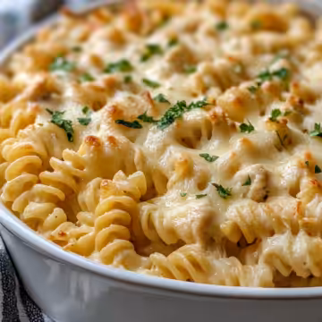 Easy Cheesy Chicken Mozzarella Pasta for Family Dinners taken with iphone 15 pro max --iw 2 --ar 4:5 --v 6.1 --raw