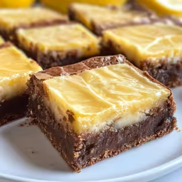 Easy Lemon Brownies Recipe taken with iphone 15 pro max --iw 2 --ar 4:5 --v 6.1 --raw