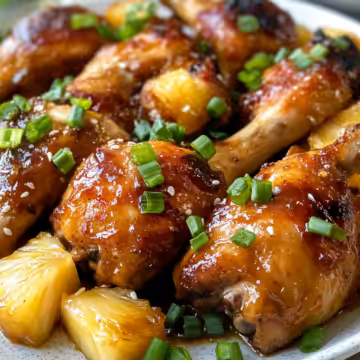 Easy Pineapple Chicken taken with iphone 15 pro max --iw 2 --ar 4:5 --v 6.1 --raw