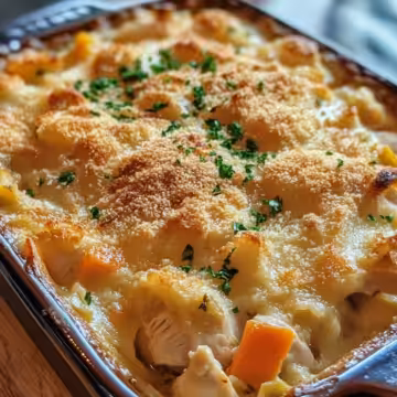 French Chicken Casserole A La Normande taken with iphone 15 pro max --iw 2 --ar 4:5 --v 6.1 --raw