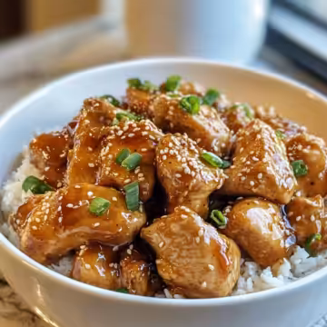 Honey Sesame Instant Pot Chicken taken with iphone 15 pro max --iw 2 --ar 4:5 --v 6.1 --raw