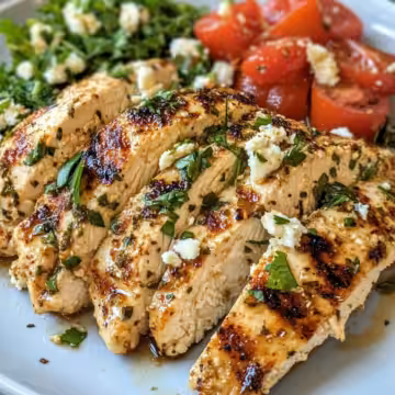 Hot Honey Feta Chicken! taken with iphone 15 pro max --iw 2 --ar 4:5 --v 6.1 --raw