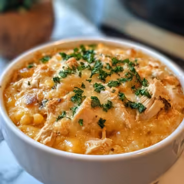 Instant Pot Chicken Casserole taken with iphone 15 pro max --iw 2 --ar 4:5 --v 6.1 --raw