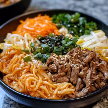 Korean Beef Noodles An Incredible Ultimate Recipe taken with iphone 15 pro max --iw 2 --ar 4:5 --v 6.1 --raw