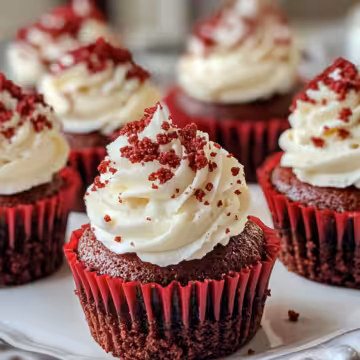 Mini Red Velvet Cheesecakes taken with iphone 15 pro max --iw 2 --ar 4:5 --v 6.1 --raw