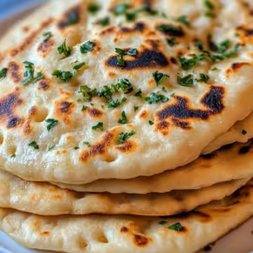 Miracle 2 Ingredient Naan Bread taken with iphone 15 pro max --iw 2 --ar 4:5 --v 6.1 --raw