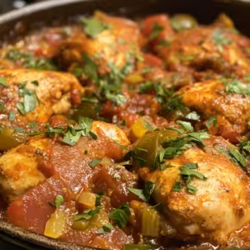 Moroccan Chicken Casserole taken with iphone 15 pro max --iw 2 --ar 4:5 --v 6.1 --raw