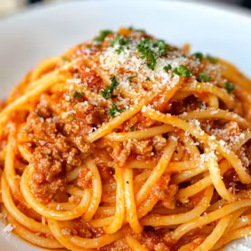 Old Fashioned Spaghetti Recipe taken with iphone 15 pro max --iw 2 --ar 4:5 --v 6.1 --raw