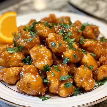 Orange Chicken Recipe taken with iphone 15 pro max --iw 2 --ar 4:5 --v 6.1 --raw