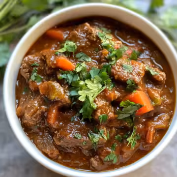 Slow Cooker Indian Beef Curry taken with iphone 15 pro max --iw 2 --ar 4:5 --v 6.1 --raw