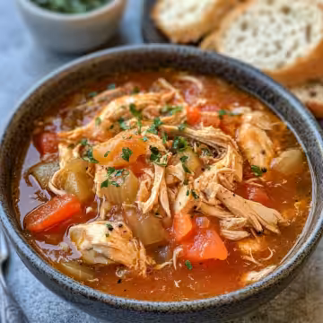Slow Cooker Tuscan Chicken Stew taken with iphone 15 pro max --iw 2 --ar 4:5 --v 6.1 --raw