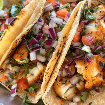 Baja Fish Tacos taken with iphone 15 pro max --iw 2 --ar 4:5 --v 6.0 --raw