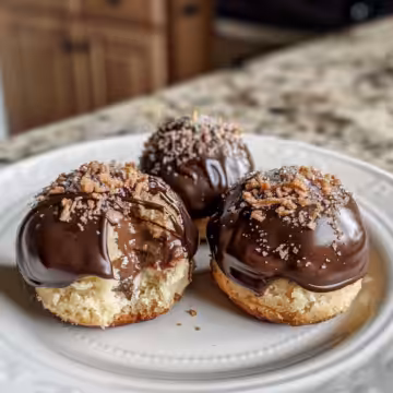 Baked Nutella Bombs taken with iphone 15 pro max --iw 2 --ar 4:5 --v 6.0 --raw