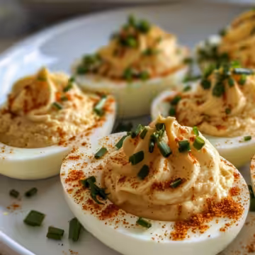 Best Classic Deviled Eggs taken with iphone 15 pro max --iw 2 --ar 4:5 --v 6.0 --raw