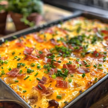 Best Crack Breakfast Casserole taken with iphone 15 pro max --iw 2 --ar 4:5 --v 6.0 --raw