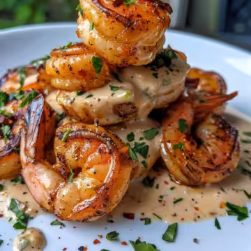 Blackened Shrimp Stroganoff taken with iphone 15 pro max --iw 2 --ar 4:5 --v 6.0 --raw