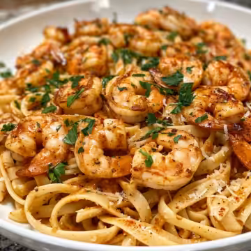 Cajun Shrimp Pasta taken with iphone 15 pro max --iw 2 --ar 4:5 --v 6.0 --raw