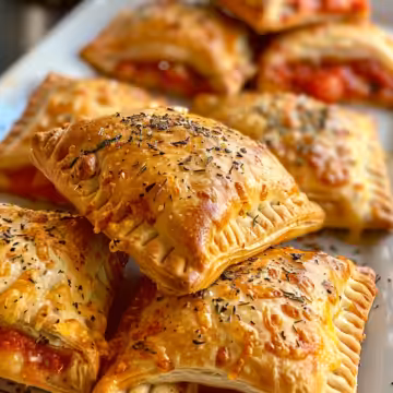 Cheesy Pizza Pockets taken with iphone 15 pro max --iw 2 --ar 4:5 --v 6.0 --raw