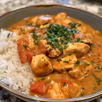Chicken Étouffée taken with iphone 15 pro max --iw 2 --ar 4:5 --v 6.0 --raw