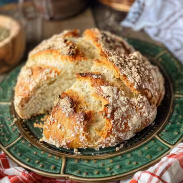 Classic Irish Soda Bread with Caraway Seeds taken with iphone 15 pro max --iw 2 --ar 4:5 --v 6.0 --raw