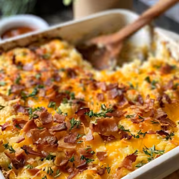 Cozy Amish Breakfast Casserole with Hash Browns taken with iphone 15 pro max --iw 2 --ar 4:5 --v 6.0 --raw