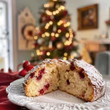 Cranberry Orange Irish Soda Bread taken with iphone 15 pro max --iw 2 --ar 4:5 --v 6.0 --raw