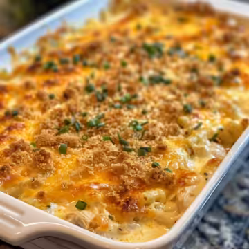 Creamy Crack Chicken Casserole taken with iphone 15 pro max --iw 2 --ar 4:5 --v 6.0 --raw