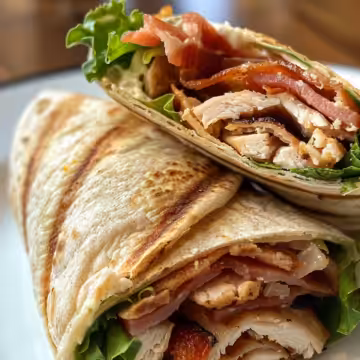 Crispy Chicken Bacon Wrap taken with iphone 15 pro max --iw 2 --ar 4:5 --v 6.0 --raw