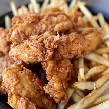 Crispy Malibu Chicken – Copycat Sizzler taken with iphone 15 pro max --iw 2 --ar 4:5 --v 6.0 --raw