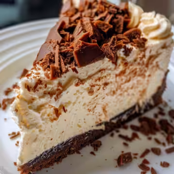Decadent Baileys Irish Cream Cheesecake taken with iphone 15 pro max --iw 2 --ar 4:5 --v 6.0 --raw