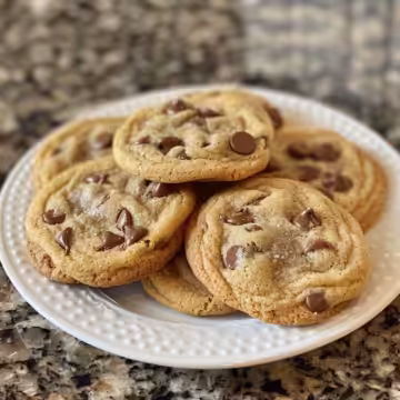Decadent Baileys Irish Cream Chocolate Chip Cookies taken with iphone 15 pro max --iw 2 --ar 4:5 --v 6.0 --raw